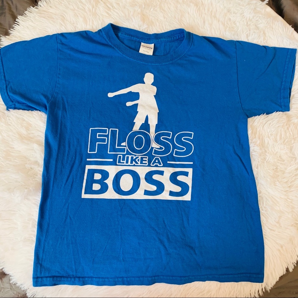 Floss like a boss shirt youth small